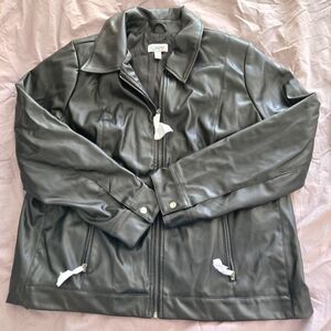 D & Co Black Leather Jacket